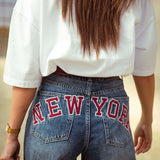 NEW YORK WIDE LEG JEANS T6020