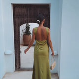 SEVILLA LIME GREEN DRESS