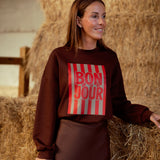 BONJOUR BROWN SWEATER