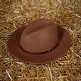 COWGIRL HAT LIGHT BROWN