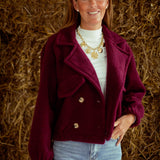 QUINLEY SOFT BORDEAUX JACKET