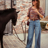 ARIZONA MULTICOLOUR FLUFFY BLOUSE