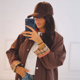 LENORA BROWN ZIP JACKET