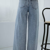 LIGHT BLUE WIDE LEG JEANS 9011