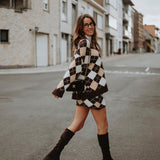 NOTTINGHAM BROWN ARGYLE TWO-PIECE SET