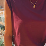 SUAVE BURGUNDY SUMMER TOP