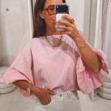 ANAELLE LIGHT PINK BLOUSE