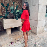 CARMELA RED MUSTHAVE DRESS