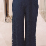 KAAT DARK BLUE LACE PANTS