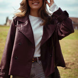 BANDIT BURGUNDY LEATHER JACKET