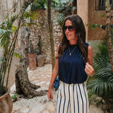 LOLA DARK BLUE TOP