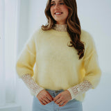 ISADORA YELLOW MOHAIR SWEATER