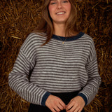 SHEILA GREY STRIPED SWEATER
