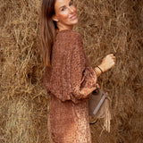 WREN BROWN TWO-PIECE SET