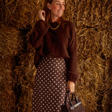 VIVIENNE BROWN POLKADOTS SKIRT