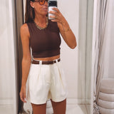 VEERLE BROWN TOP