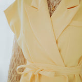PRE-ORDER LAURA BUTTER YELLOW BLAZER