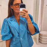 JULINA BLUE BLOUSE