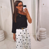 ASTER BLACK ONE SHOULDER TOP