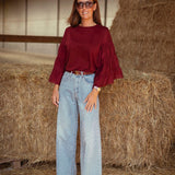 WIDE LEG DIAMOND JEANS A3016