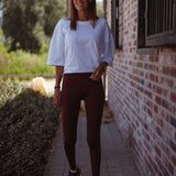 COZY & CHILL BROWN LEGGING