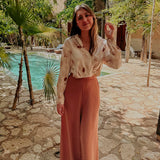 RELAJARSE MOCHA BROWN PANTS