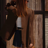 FALL IN THE AIR BROWN BLAZER