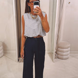 KAAT DARK BLUE LACE PANTS