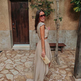 OCASO BEIGE SHELL TWO-PIECE SET