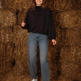 QUENBY DARK BLUE SWEATER