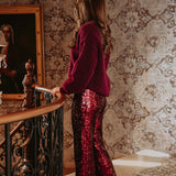 REVEL BORDEAUX SWEATER