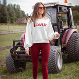 COZY & CHILL BORDEAUX LEGGING