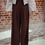 PARKER BROWN WIDE BELT PANTS PRE-ORDER