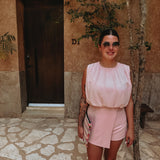 NOPAL LIGHT PINK PLAYSUIT