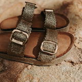 SAFI GOLD STUDS SLIPPERS
