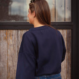 REESE DARK BLUE SOFT T-SHIRT