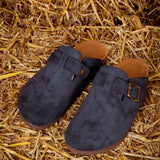 AUTUMN CLOGS DARK BLUE