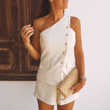 CARMEN ECRU TWO-PIECE SET