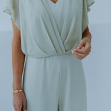 DEBORAH MINT JUMPSUIT