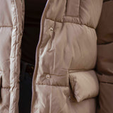 INDIE-JANE TAUPE PUFFER JACKET