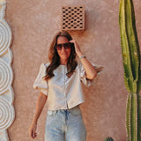 HABIBA BEIGE MUSTHAVE BLOUSE