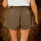 ELEANOR KHAKI PUFFY SHORT