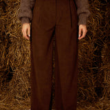 OCTAVIA BROWN CORDUROY PANTS