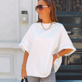 FAYE WHITE OVERSIZED T-SHIRT