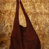 BUFFALO BROWN SUEDE BAG