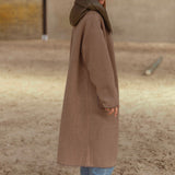 MERLENE TAUPE TEDDY COAT