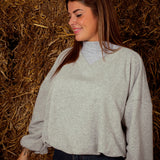 QUENBY GREY SWEATER