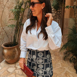 SOL MIO DARK BLUE SKIRT