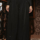 BRING THE MAGIC BLACK RHINESTONE PANTS