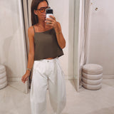 MONIQUE KHAKI TOP